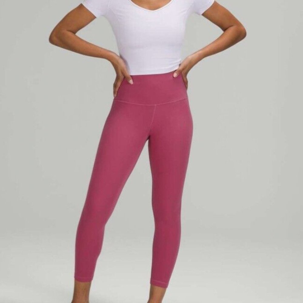 Pink Lululemon Align Leggings size 6